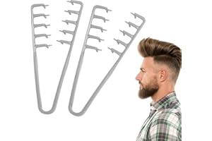 BAFIWU Stylingkamm Mit Textur, Texturkamm, Großzahnkamm, Volumenwerkzeug für Wurzeln, leichtes Pflegezubehör, ideal für lockiges Haar, Friseur-Styling für Frauen