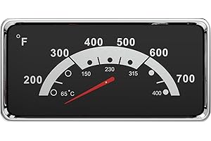 DcYourHome 3.6" Grill Temperature Gauge for Nexgrill 720-0882A 720-0898 720-0830A, Kenmore 148.23683310 119.16144210 148.23683310 146.23673310 Grill Parts, KitchenAid 720-0830A Grill Lid Thermometer