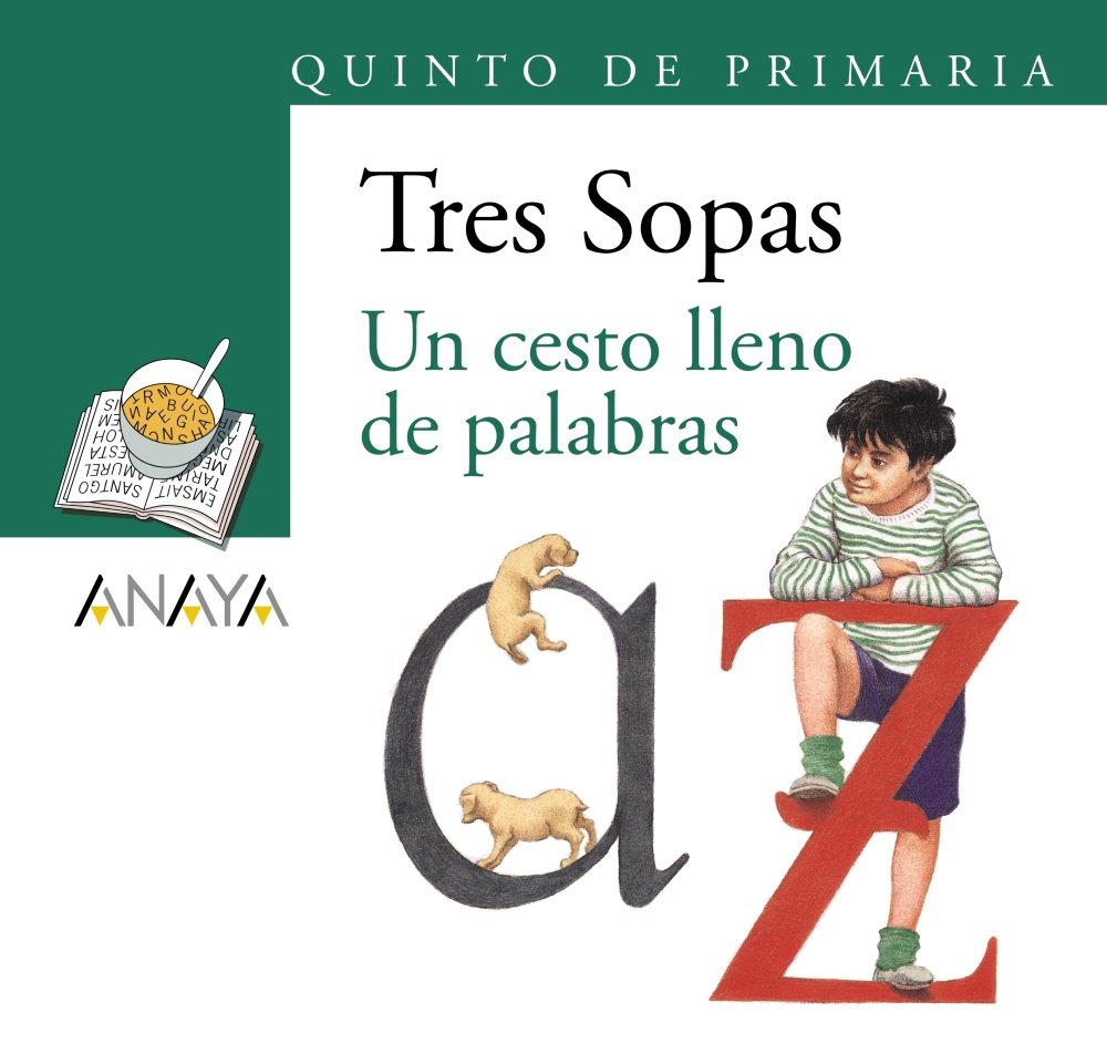 Blíster " Un cesto lleno de palabras " 5º de Primaria - Plan Lector Tres Sopas )