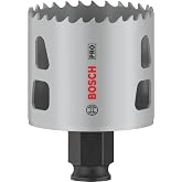 Bosch 1 x PRO Multi Material Power Change Plus delik testeresi (yumuşak ahşap, al&ccedil;ıpan duvar i&ccedil;in, &ccedil;ap 54 mm, profesyonel aks