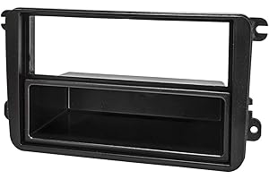 tomzz Audio 2457-005 os?ona radiowa kompatybilna z VW Golf 5 6 V VI Plus Touran Passat 3C Caddy EOS Skoda Octavia Fabia Roomster czarna