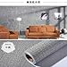 Produktbild Selbstklebende tapete nachahmung tuch tapete plain schlafzimmer wohnzimmer einfarbig leinenmuster 0,6 mt * 10 mt mittelgrau leinenmuster