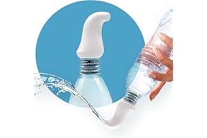 MEDYMOLL bidé portatil, bidet portatil compacto para cualquier botella, bidet de viaje, camping, ducha portatil pulverizador agua wc portatil camper furgoneta accesorios hombres, mujeres y niños