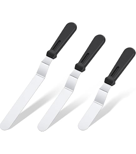 Spatule Coudée En Silicone - Pour Pâtisserie, Glaçage Et Cuisine - 24,5 Cm - Résistante à La Chaleur