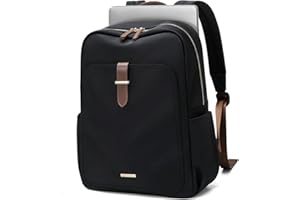 GOLF SUPAGS Plecak damski, 15,6", 17", damski, bagaż podręczny, duża pojemność, wodoszczelny, torba podróżna, kieszeń na laptopa, do noszenia na co dzień, biznesowy, podróżny, 14,8 l