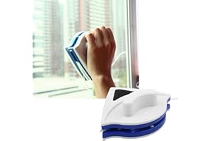 GAROSA Window Glass Cleaning Tool Useful Magnetic Surface Cleaner Wiper Brush for High-rise Single Glazed Windows with 3-8mm Thickness