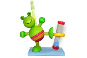 Rudolphs Schatzkiste Holzdekoration Zahnputzuhr Frosch BxLxH 110x70x100mm NEU Putzen Uhr Sanduhr Zahn Zahnbox Zähne Zahnbürste Holzspielzeug Holzgestaltung Spiele Holz Seiffen Erzgebirge Spie