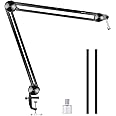 Neewer Grand support de microphone compatible avec Blue Yeti, boule de neige bleue, bras de ciseaux à suspension réglable ave