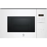 Balay, Built-In Microwave, Aqualisis, White Glass, 3CG5172B2 | Comfort control, Slider, Programmable, Automatic cooking and d