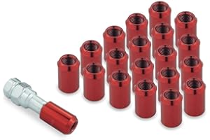 heinmo M12 x 1,5 extremo abierto interior hexagonal Racing rueda de acero poste de extensión tuercas 20 unidades