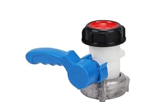 BALLSHOP IBC Kugelhahn 75mm Schlauchanschluss Auslaufhahn Universal Klappenhahn Wassertank Für IBC Ablasshahn Regentonne Kanister Container