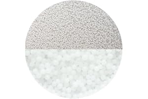 trendfinding 100 g de granulés retenant l'eau Blanc, granulométrie 1,5-2 mm, décoration pour Fleurs et Plantes, 10 litres très économique, Utilisation Polyvalente