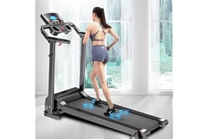 Foldable Treadmill XEO HOME Treadmills for Office Home Indoor Gym Cardio Workout Fitness Heavy Duty Space Saving Folding Best Running Walking & Jogging Machines LCD Water Bottle Holder & Pad Mobile