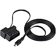 eWINNER OBD2 OBD Power Cable for Dash Camera OBD to Mini USB OBDII Adapter Hardwire Charger Cable 24 Hours Surveillance and Acc Two Mode Mini USB Port