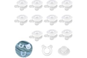 HSYTEK 12 Stück Bettdeckenhalter, Multifunktionaler Bettdecken Clips, rutschfeste Bettbezug Clip für Sicherung der Ecken des Quilts, um Bewegungen und Faltenbildung zu verhindern