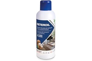 Tover, Deteroil, Detergente Per Pulizia e Manutenzione di Parquet Verniciati e Predefiniti, A Base Di Olio di Cocco, Formato da 1L