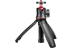Sequpr Mini Tripod, Extendable Selfie Stick Tripod, Tabletop Camera Tripod Stand, Small Desktop Tripod, Portable Travel Tripod for Camera GoPro and Phone
