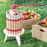 ✔️ Für Obst und Früchte: Mit der mechanischen Saftpresse verarbeiten Sie Äpfel, Birnen, Trauben, Orangen und weitere Obstsorten zu Fruchtsaft.