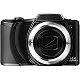 MEDION LIFE P44066 (MD 87366) Digitalkamera, Full HD, WLAN, 16 Megapixel, 22-fach optischer Zoom, 7,62 cm/3,0" Display, schwarz