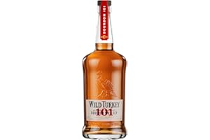 ‎WILD TURKEY Wild Turkey 101 Kentucky Bourbon Whiskey | kräftiger Whiskey | Geschenkempfehlung | pur, on the rocks oder für Cocktails| 50,5% Vol. | 1 x 0,7 l