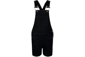 A2Z 4 Kids Kinder Mädchen Denim Stretch Latzhose Shorts Kurze Hose Overall Playsuit Alter 5-13 Jahre