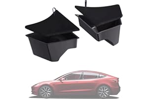 Arcoche Rear Trunk Organizer Kofferraumtaschen Hinteren für Tesla Model 3 Highland, Kofferraum-Organizer Hinten Aufbewahrungsbehälter Koffer Hinten for 2024 Tesla Model 3 Highland Zubehör