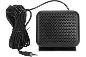 BYARSS Nsp-100 Mini Altoparlante da Esterno, CB Altoparlante Esterno, Altoparlante per Comunicazioni Rettangolare, Altoparlante Esterno Radio CB per Yaesu Ft-847 Ft-920 Ft-950 Ft-2000