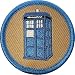 Produktbild Klettverschluss Velc.Dr. Who Tardis Police Box Time Machine Patrol Boy Scout Badge Cool Aufnäher Patch