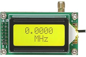 Fransande Diy Haute PréCision et Sensibilité 1-500 Mhz FréQuencemèTre Module Compteur Hz Module de Mesure Testeur Affichage Lcd