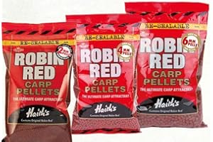Dynamite Baits Robin Red Carp Pellets, Red, 6 mm