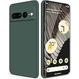 GiiYoon Silikon Skal Kompatibel med Google Pixel 7 Pro, Silky Soft Touch Skal med Hela Kroppen, Stötsäker Case med Mikrofiber