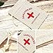 Produktbild Erste-Hilfe Taschen Hangover Kit Jutesack Baumwolle Musselin Hochzeit Party Favor Taschen Rotes Kreuz Bachelorette Hangover Kit Taschen Recovery Kit Taschen Überleben Kit mitTaschen Kordelzug 5 PC