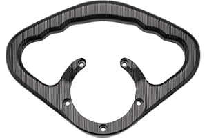 HUIANPEN Passeggero Anteriore Impugnatura Serbatoio Grab Bar Maniglie Bracciolo per Z800 Z1000 ZX6R ZX10R Nero