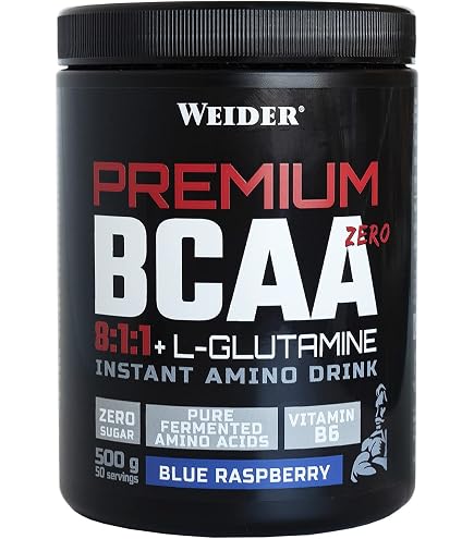 Aminoacidi ramificati BCAA 4.1.1 - Con Glutammina - 500 g - In deliziosi gusti - Aminoacidi BCAA - Aminoacidi in Polvere - Arricchito con Glutammina - NUTRAGENICS (500 g, Ciliegia