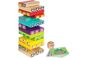 WOOMAX 46251 Tour en Bois 52 pièces