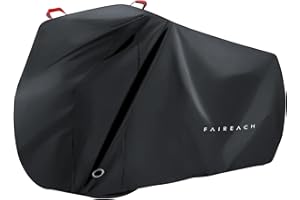 Faireach Telo Copri Bicicletta Impermeabile, Telo Copribici Contro Polvere UV Neve, Copertura Antipolvere Antipioggia per Mountain Bike, telo bici Città con Fori di Bloccaggio e Custodia