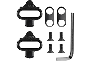 RUMGUG Calas MTB SPD para Pedales Autobloqueantes de Bicicleta, Tacos de Pedal Compatibles con Zapatos de Montaña Ideales para Ciclismo de Montaña, Carretera y Spinning Compatible con Pedales Tipo