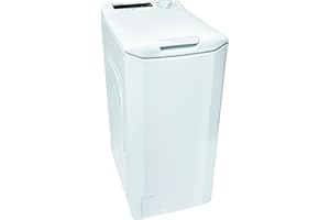 Candy Smart CSTGC 47TE/1-84 Waschmaschine Toplader / 7 kg/Smarte Bedienung mit NFC-Technologie/Mix Power System/Gentle Touch Öffnungsmechanismus Weiß