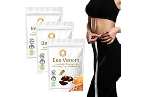 DODUIU Bee Venom Lymphatic Drainage & Slimming Foot Soak Beads, 2024 Best Bee Venom Foot Soak, Aprolo Detoxingherbs Cleansing Foot Soak Beads, Relief Relax. (3Pack)