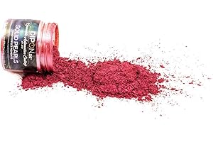 ‎DIPON Epoxidharz Farbpigmente Kandy Red Rum Pearl für Giessharz Beton Seifenfarbe Farbpulver Nail Art UV Gel Autolack Flüssiggummi mit Metallic Perlglanz Effekt Mica Schimmer Pulver Pigmente (5 Gramm)