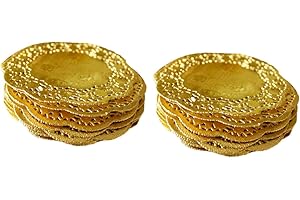 LIFKOME Tray Dooilies Round Cake Mat Small Paper Doilies Disposable Table Mats Made of Paper Tablecloths Lace Cake Doilies Paper Grill Lace Paper Pack of 200