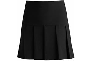 L S U Women/Ladies/Girls Round Skirts HIGH Waist Pleated Drop Girls School Uniform