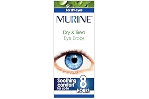 Murine Dry & Tired Eye Drops to Help Refresh and Relieve the Feeling of Tired and Dry Eyes, 15 ml (Pack of 1)