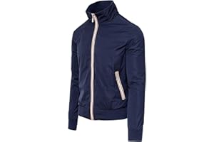 MAT SARTORIALE Giubbotto Giacca Uomo Casual Estivo Slim Fit Giubbino Moto Impermeabile