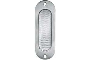 49.901.00 Aperit Schiebetürmuschel Stück Oval | Muschelgriff Edelstahl matt