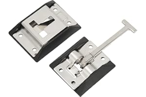 ‎YOSOO HEALTH GEAR Anhänger-Türhalter, T-Style-Schnappverschluss, 316 Edelstahl, Robust, Universeller RV-polierter Eingang für Wohnmobile, Anhänger, Wohnmobile, Wohnmobile, Fracht-Camper,