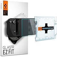Spigen Glas.tR EZ Fit Screen Protector Compatible with Steam Deck OLED (2023), Steam Deck LCD (2022), with Sjabloon voor Inst