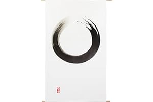 Tierra Zen PE002 Peinture sur toile Cercle Petit 150 x 87 x 20 cm