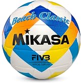 MIKASA Classic BV543C-VXA-Y plaj voleybolu topu, Yetişkinler Unisex, &Ccedil;ok renkli (&Ccedil;ok renkli), Tek Boyut