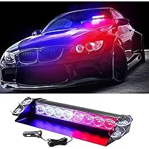 2 In 1 Police Strobe Lights Bar For Vehicles Trucks 23 Flash Patterns 17inch 32 Leds Emergency Hazard Warning Light With Cigar Lighter 2 Install Methods